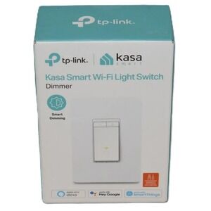 TP-Link Kasa Smart Wi-Fi Light Switch Dimmer Model HS220(US) White